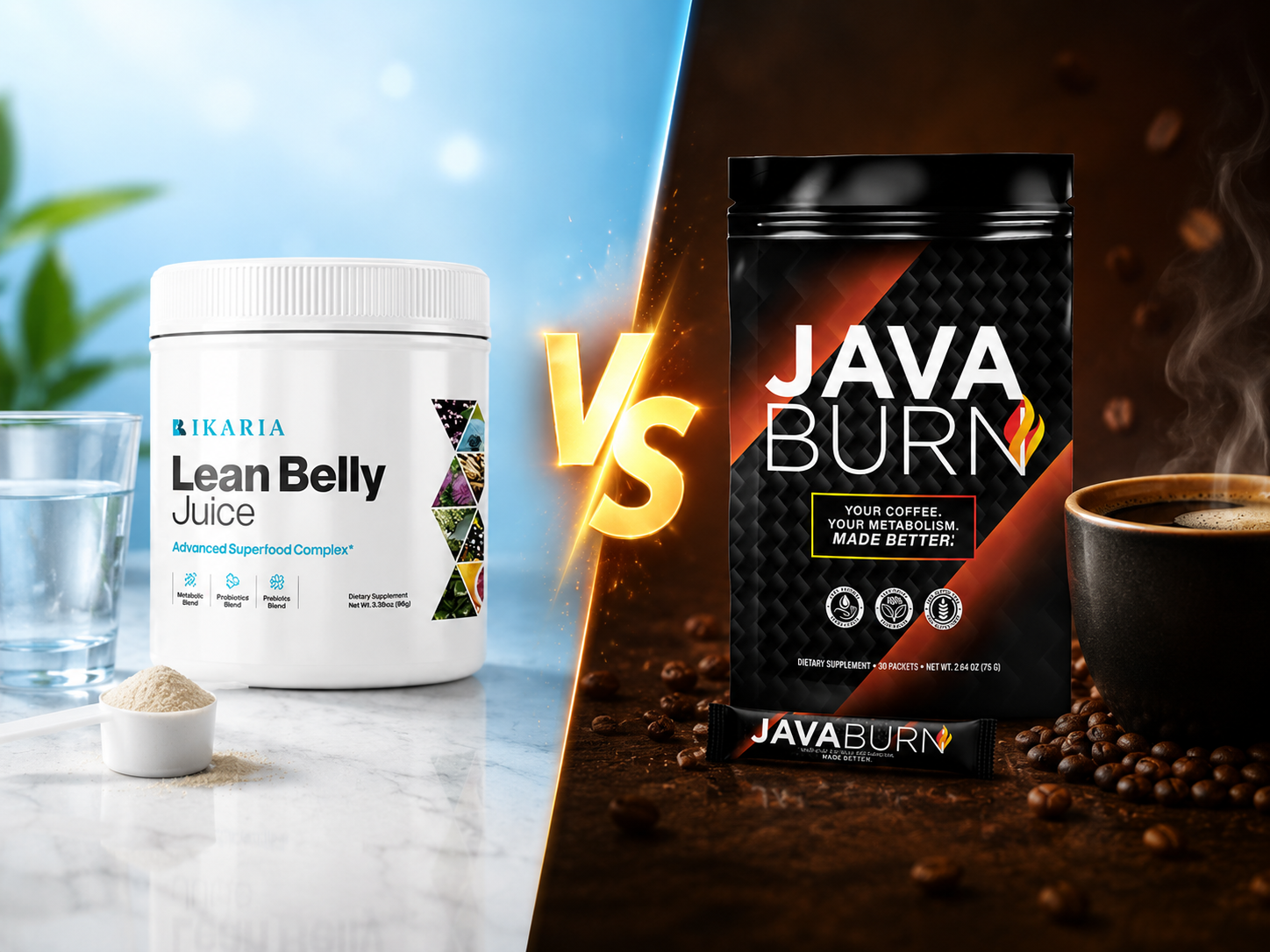 Ikaria Lean Belly Juice and Java Burn comparison